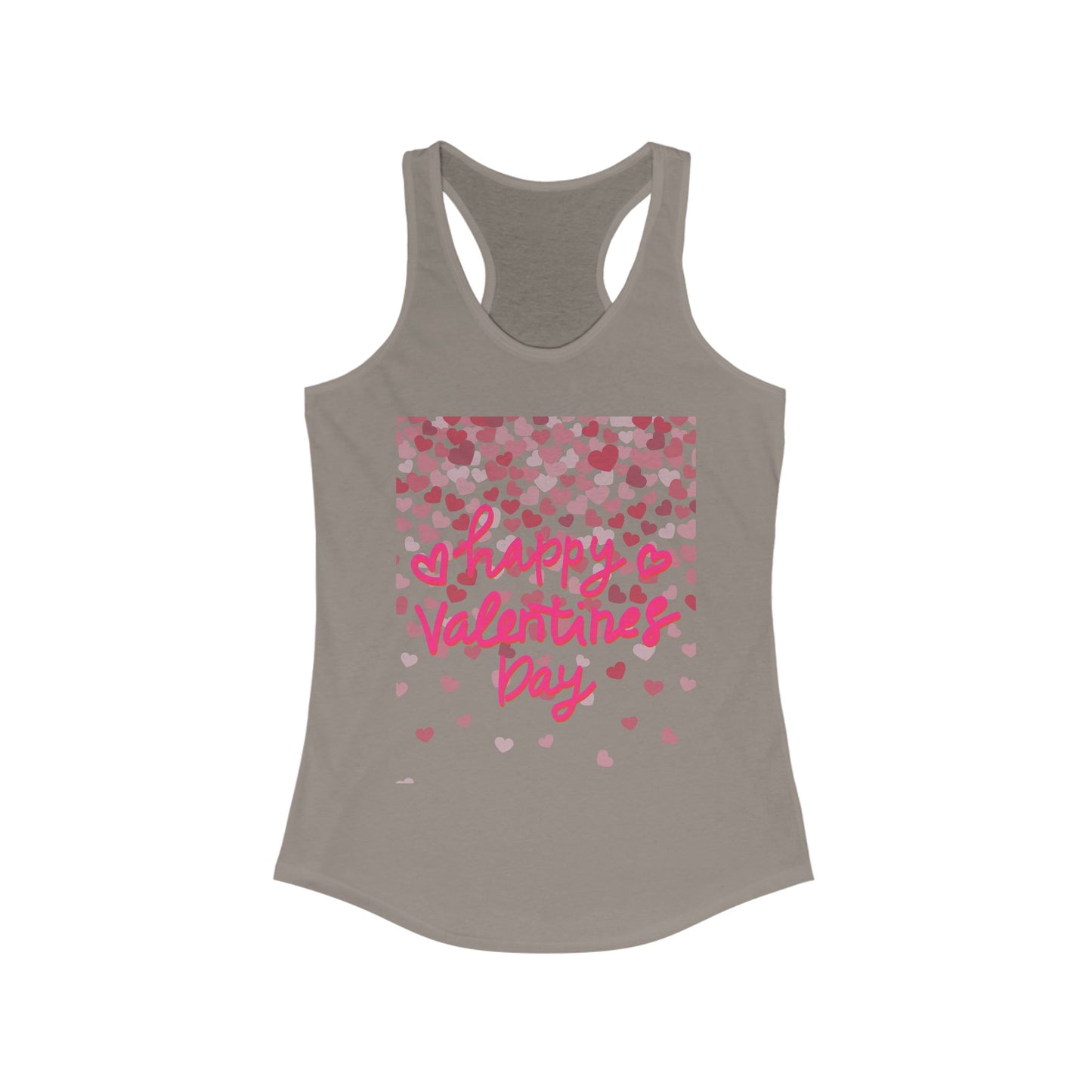 Happy Valentine's Day Racerback Tank for Women