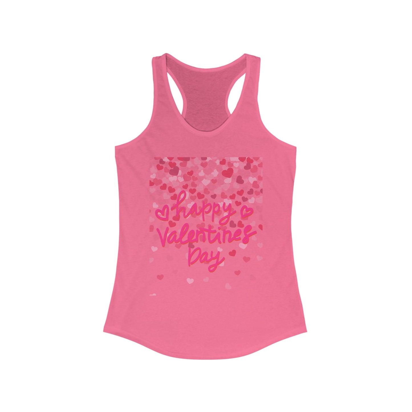 Happy Valentine's Day Racerback Tank for Women