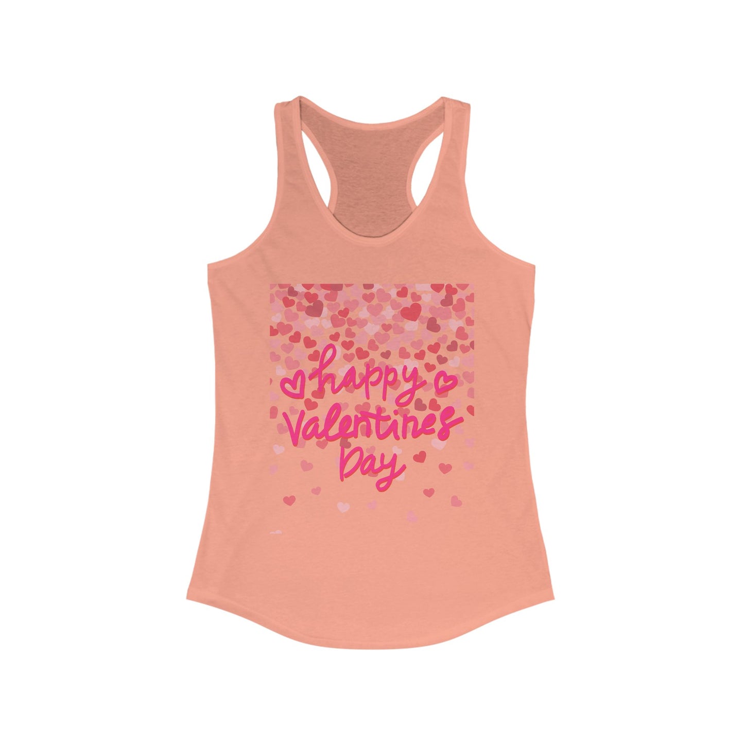 Happy Valentine's Day Racerback Tank for Women