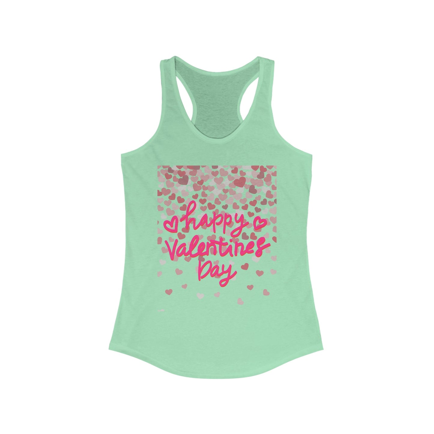 Happy Valentine's Day Racerback Tank for Women