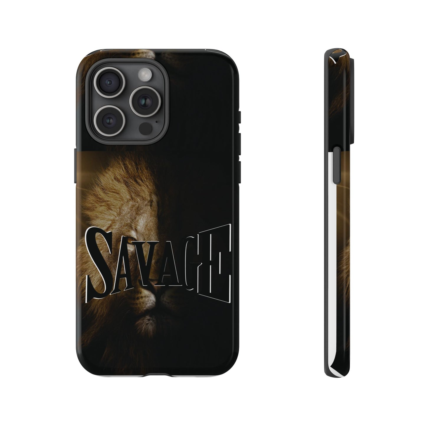 Savage Lion Phone Case - Tough & Stylish Protection