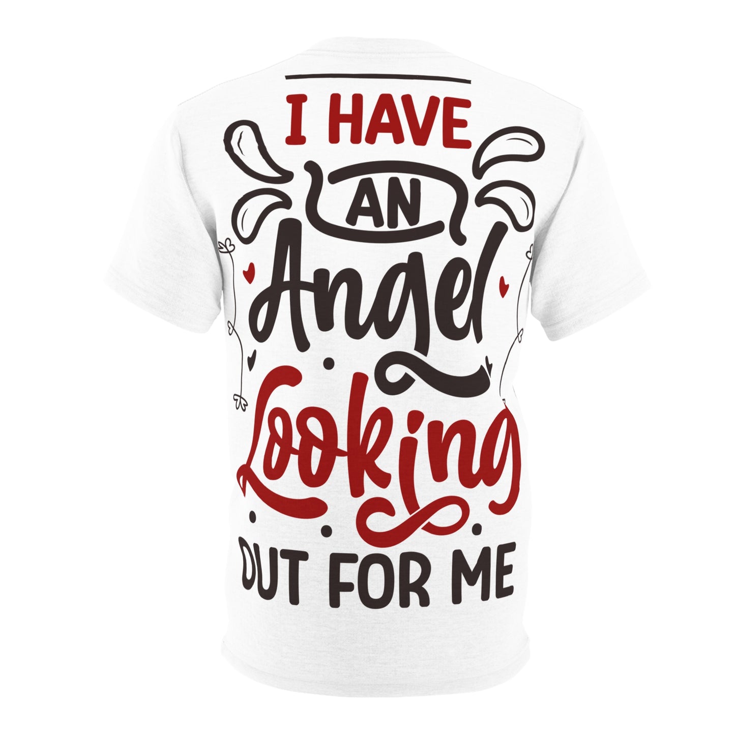 Inspirational Unisex Tee - "I Have an Angel Looking Out for Me"