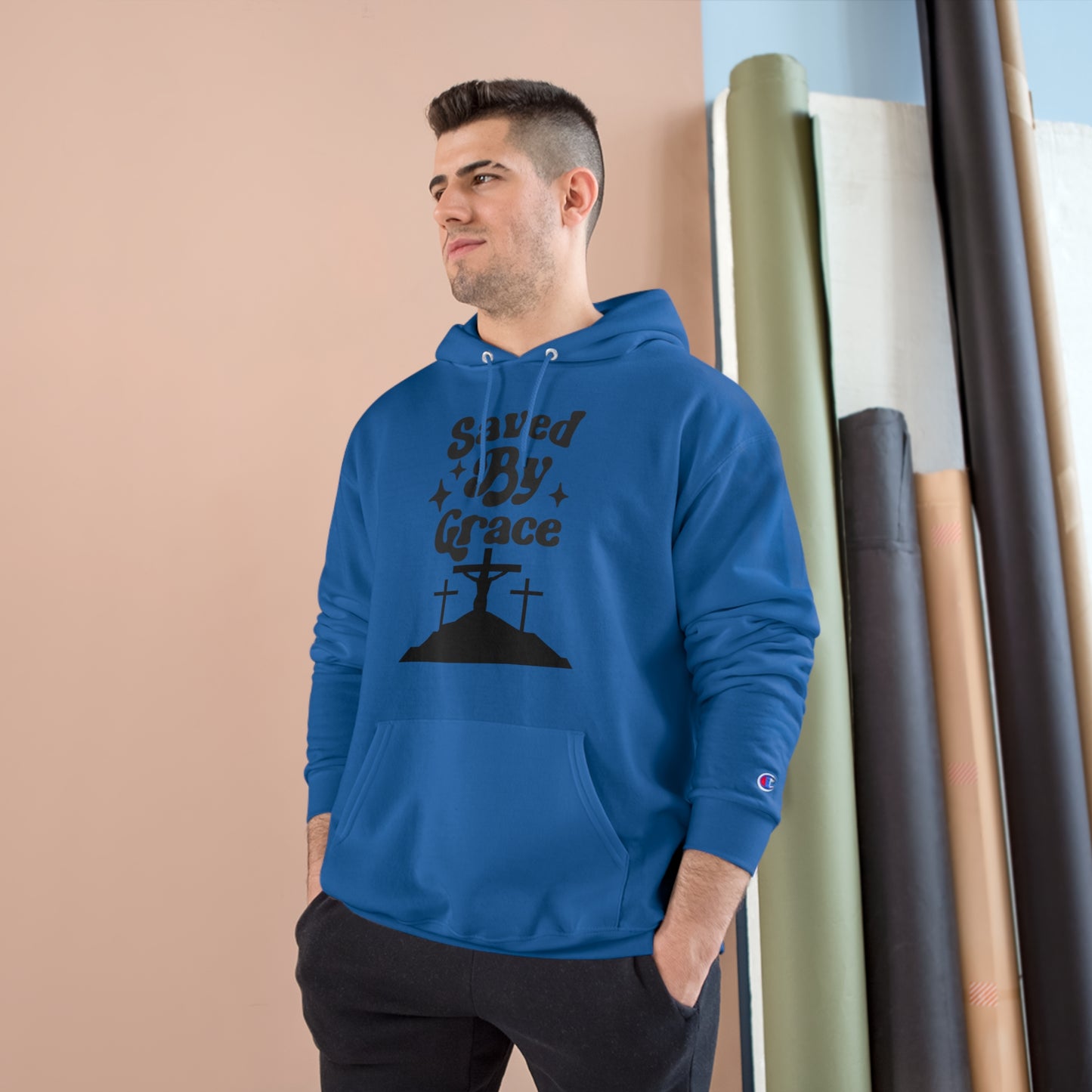 Saved By Grace Champion Hoodie