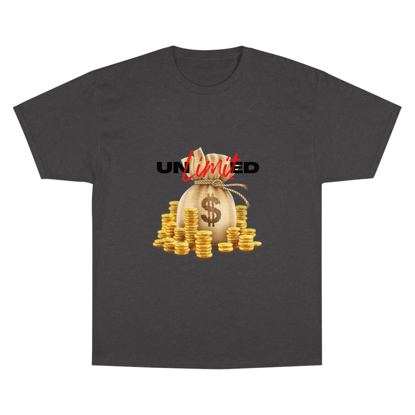 Unlimited Wealth Champion T-Shirt - Casual Gift for Money Lovers