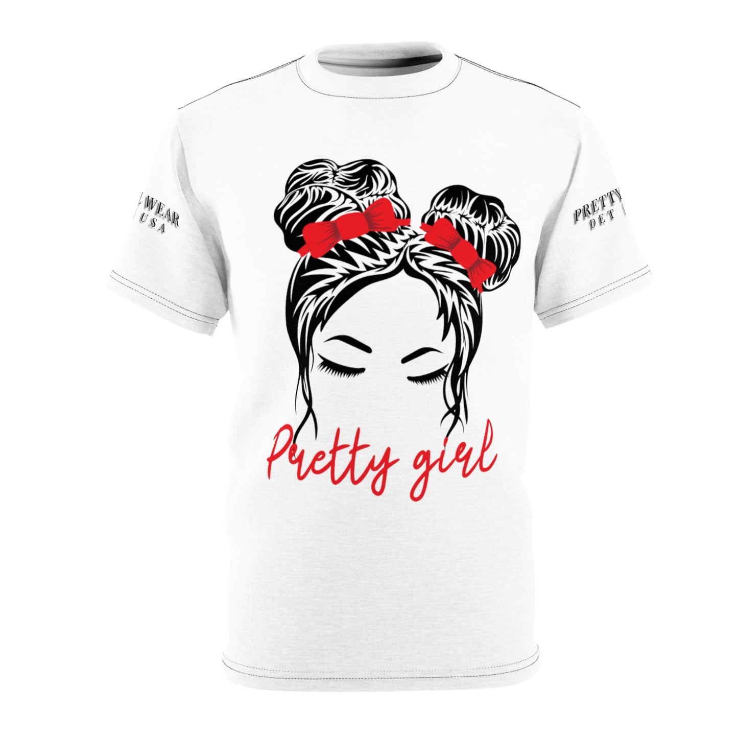 Pretty Girl Unisex Cut & Sew Tee - Stylish Graphic Tee for Women