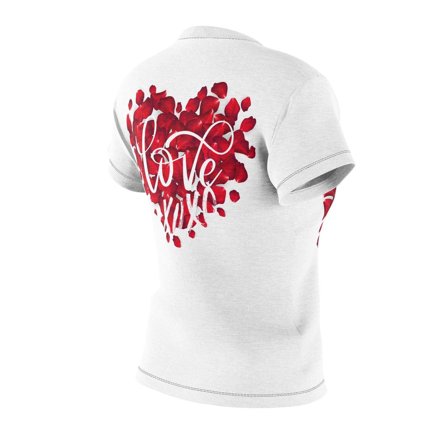 Romantic Love Heart Women's Tee - Perfect for Valentine's Day