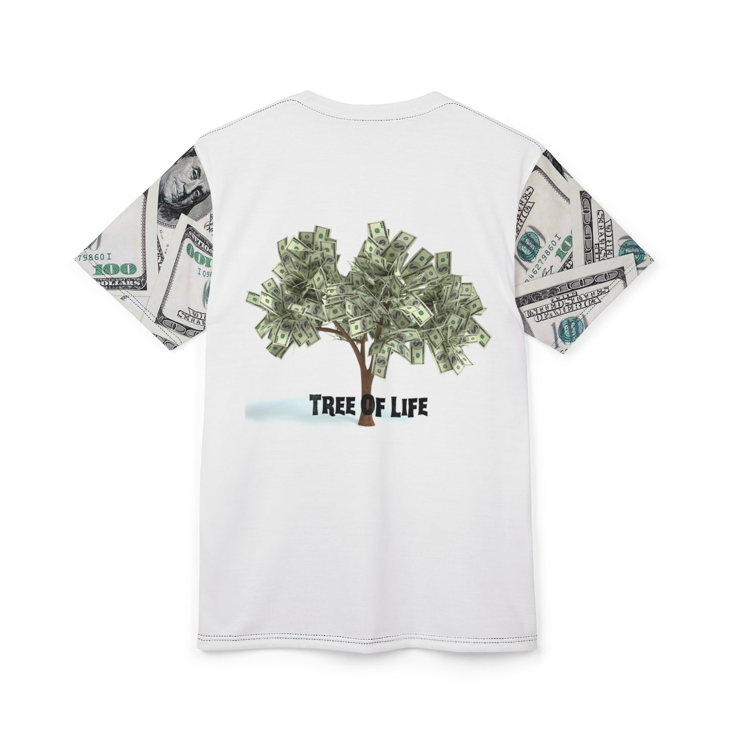 Tree of Life Money Tee - Unisex Cut & Sew Graphic T-Shirt