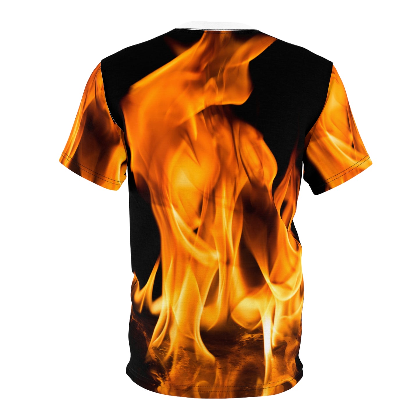 Unisex Fire Flame Graphic Tee - Bold and Stylish Apparel for Fashion Enthusiasts