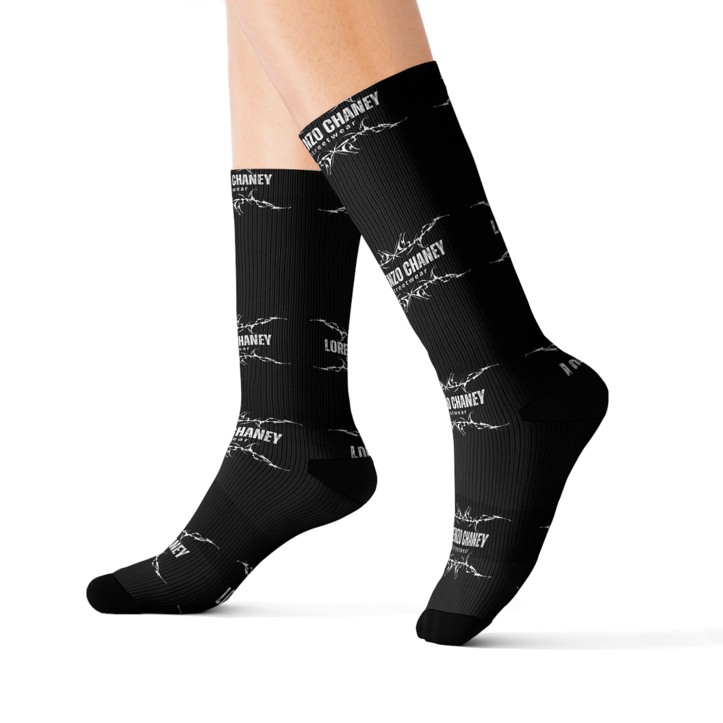 Lorenzo Chaney Stylish Sublimation Socks - Unique Design for Trendsetters