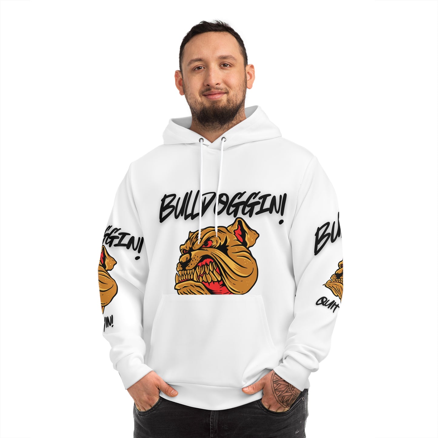 Bulldoggin' Graphic Hoodie - Streetwear Style for Dog Lovers