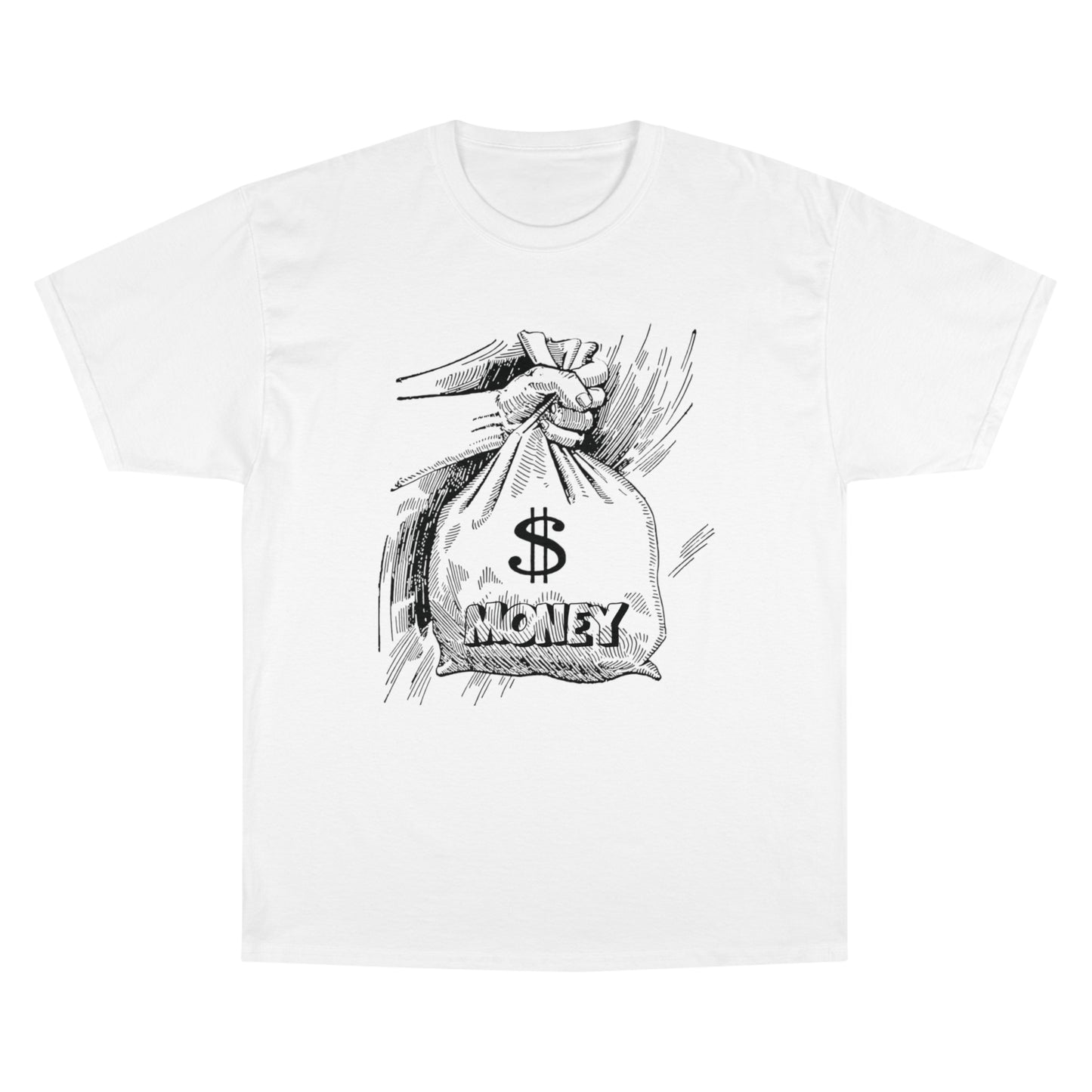 Champion Money Graphic T-Shirt - Casual Wear for Trendsetters