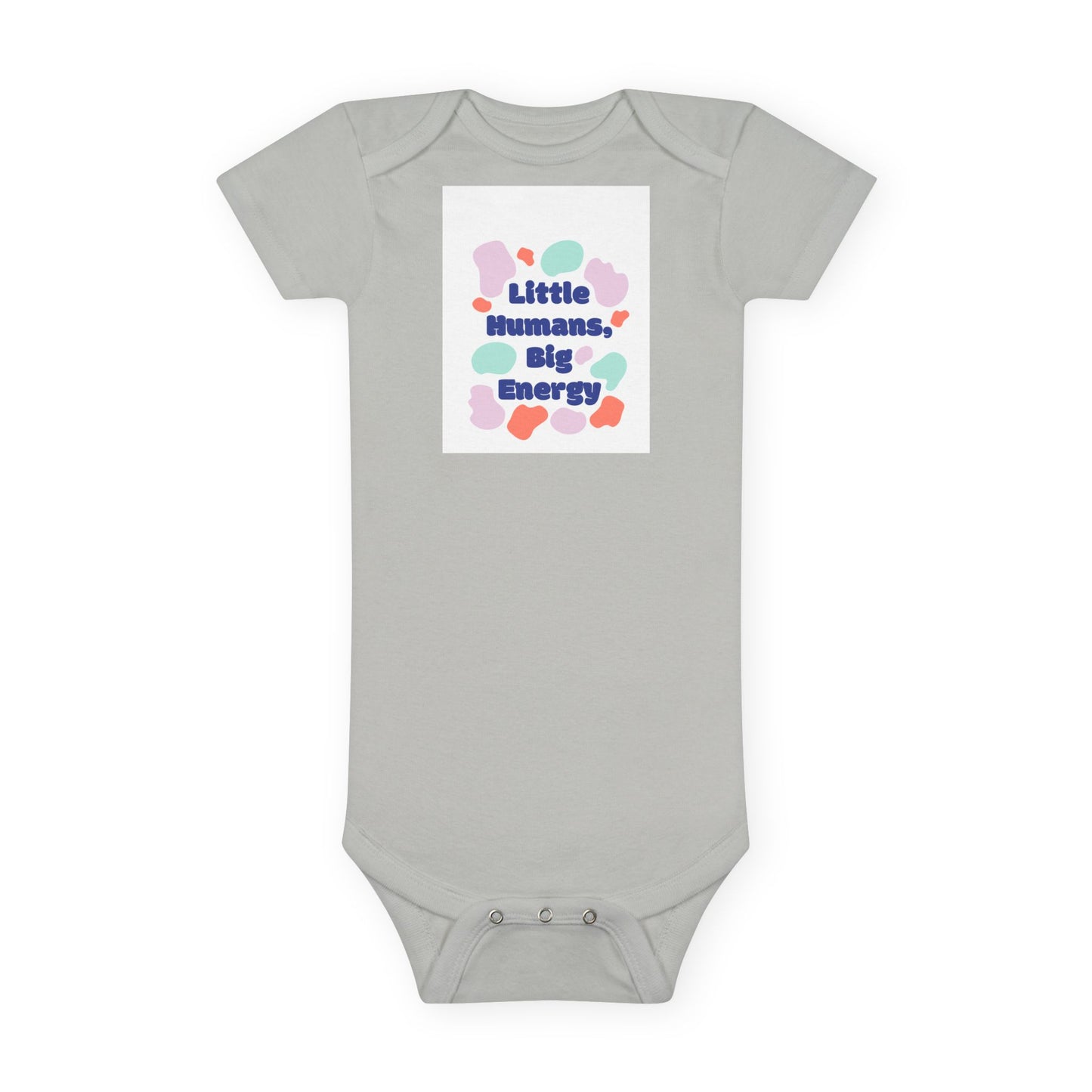 Fun Baby Onesie - 'Little Humans, Big Energy' Design