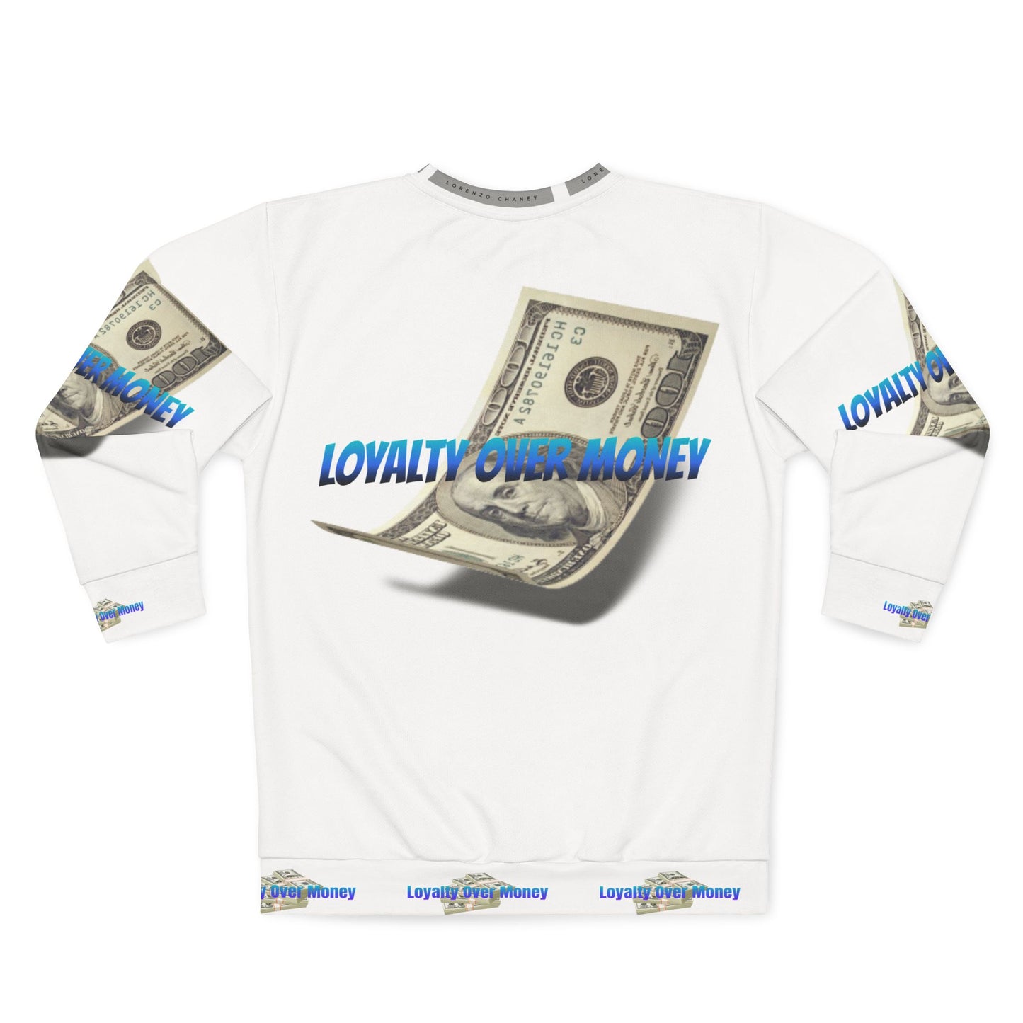 Loyalty Over Money Unisex Sweatshirt - Trendy Graphic Apparel for Fashion-Forward Individuals