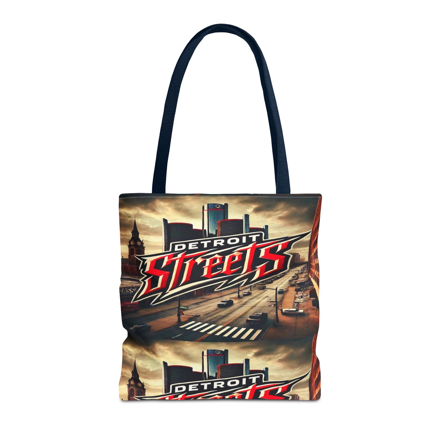 Detroit Streets Tote Bag - Stylish Urban Carryall for City Lovers