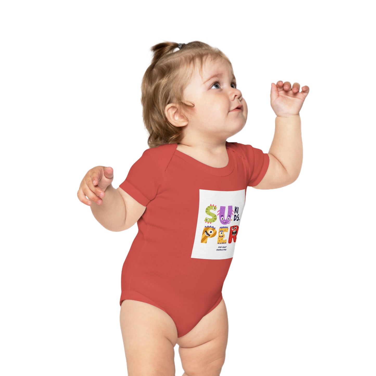 Super Cute Kids Combed Cotton Baby Bodysuit