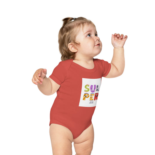 Super Cute Kids Combed Cotton Baby Bodysuit