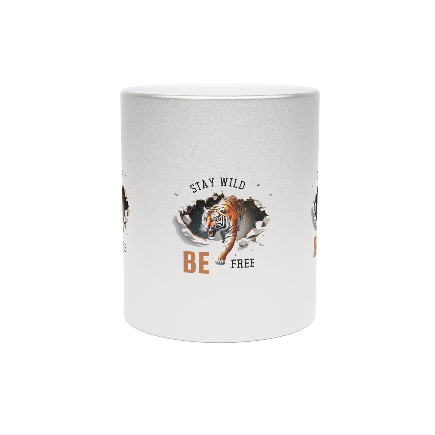 Stay Wild Metallic Mug - Be Free Inspirational Coffee Cup