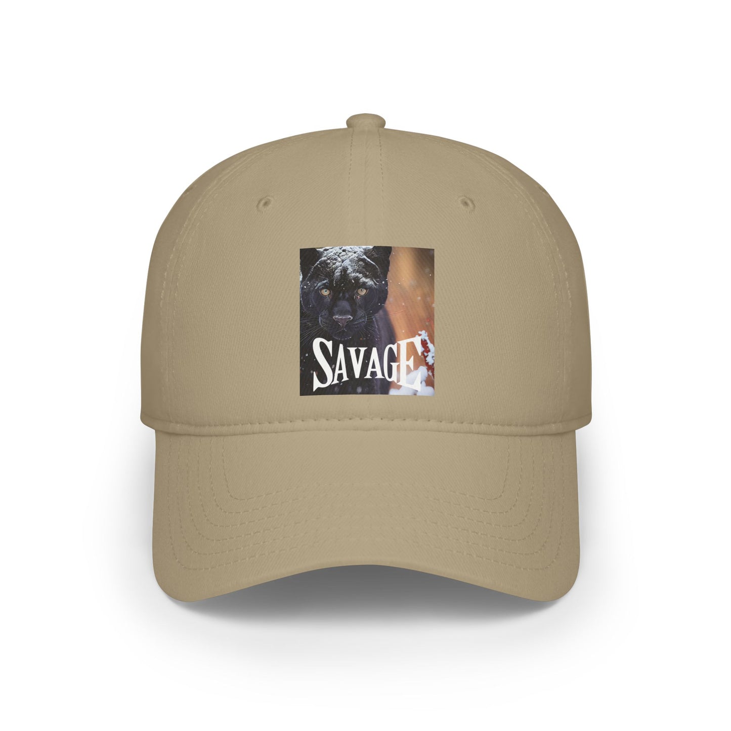 Savage Low Profile Baseball Cap - Trendy Black Hat for Dog Lovers