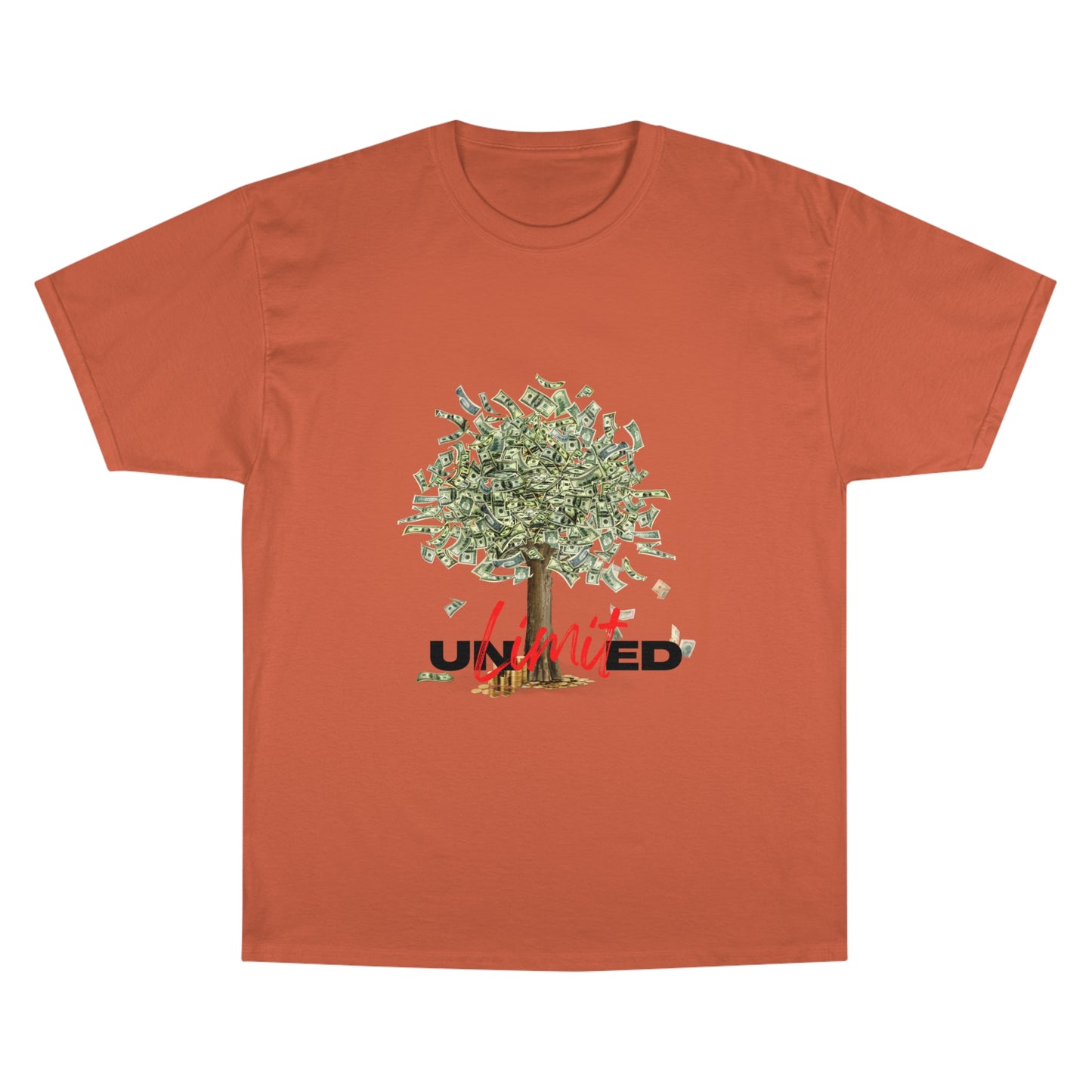 Champion T-Shirt - Unlimited Growth Tree Graphic