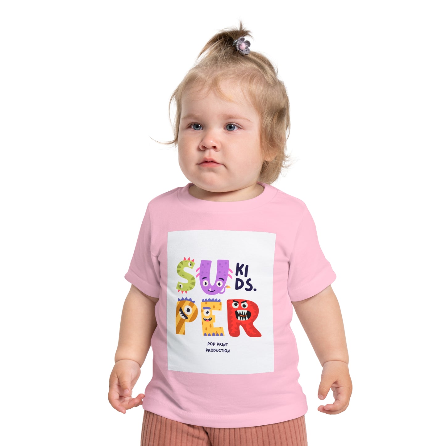 Super Kids Short Sleeve T-Shirt - Fun & Colorful Baby Tee