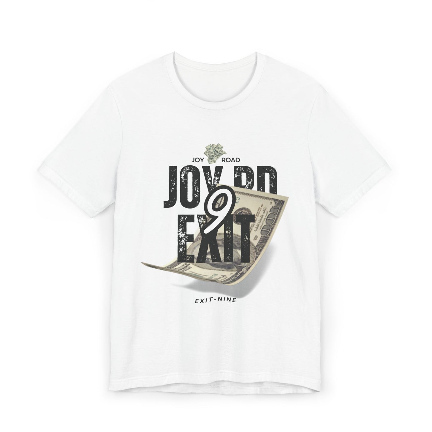 Joy Road Exit Nine Unisex Jersey T-Shirt - Casual Comfort for Adventure Seekers