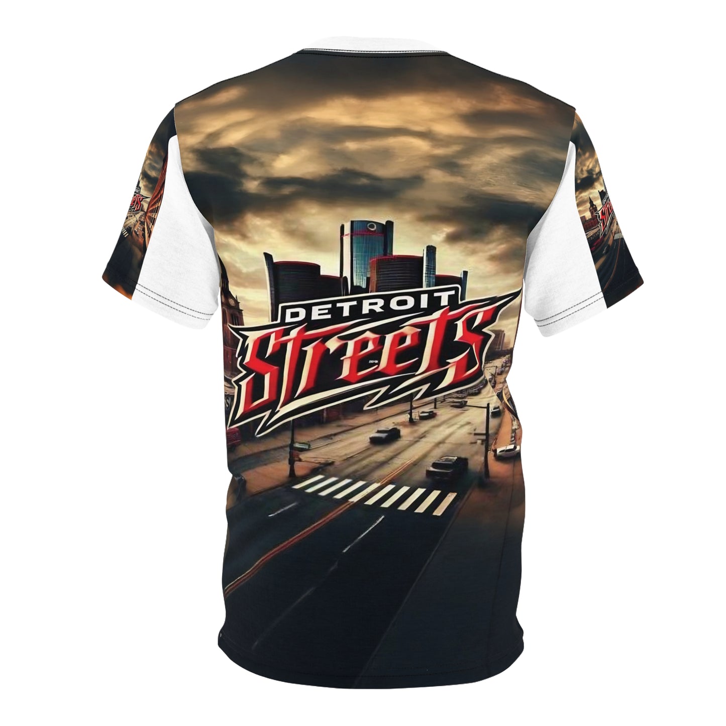 Detroit Streets Unisex Cut & Sew Tee - Urban Vibe, Perfect for City Lovers & Sports Fans