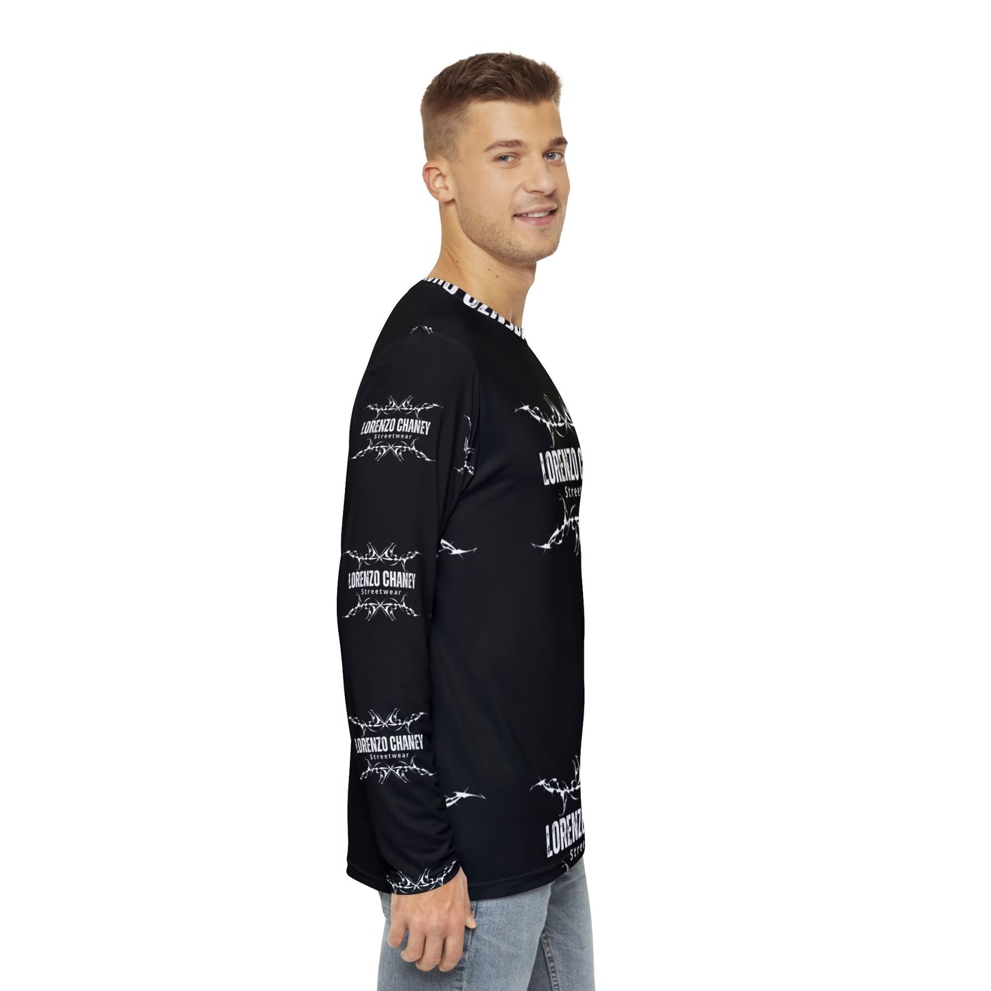 Lorenzo Chaney Streetwear Long Sleeve Shirt - Edgy Graphic Tee for Everyday Style