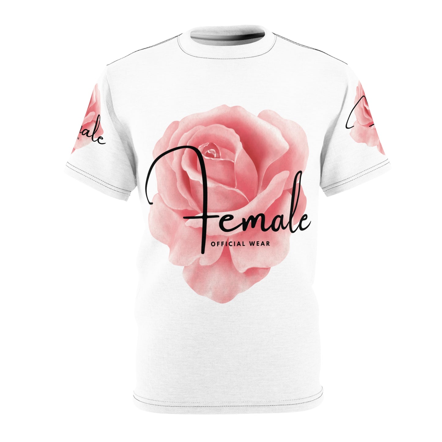 Floral Female Unisex Cut & Sew Tee - Casual Stylish Shirt for Women