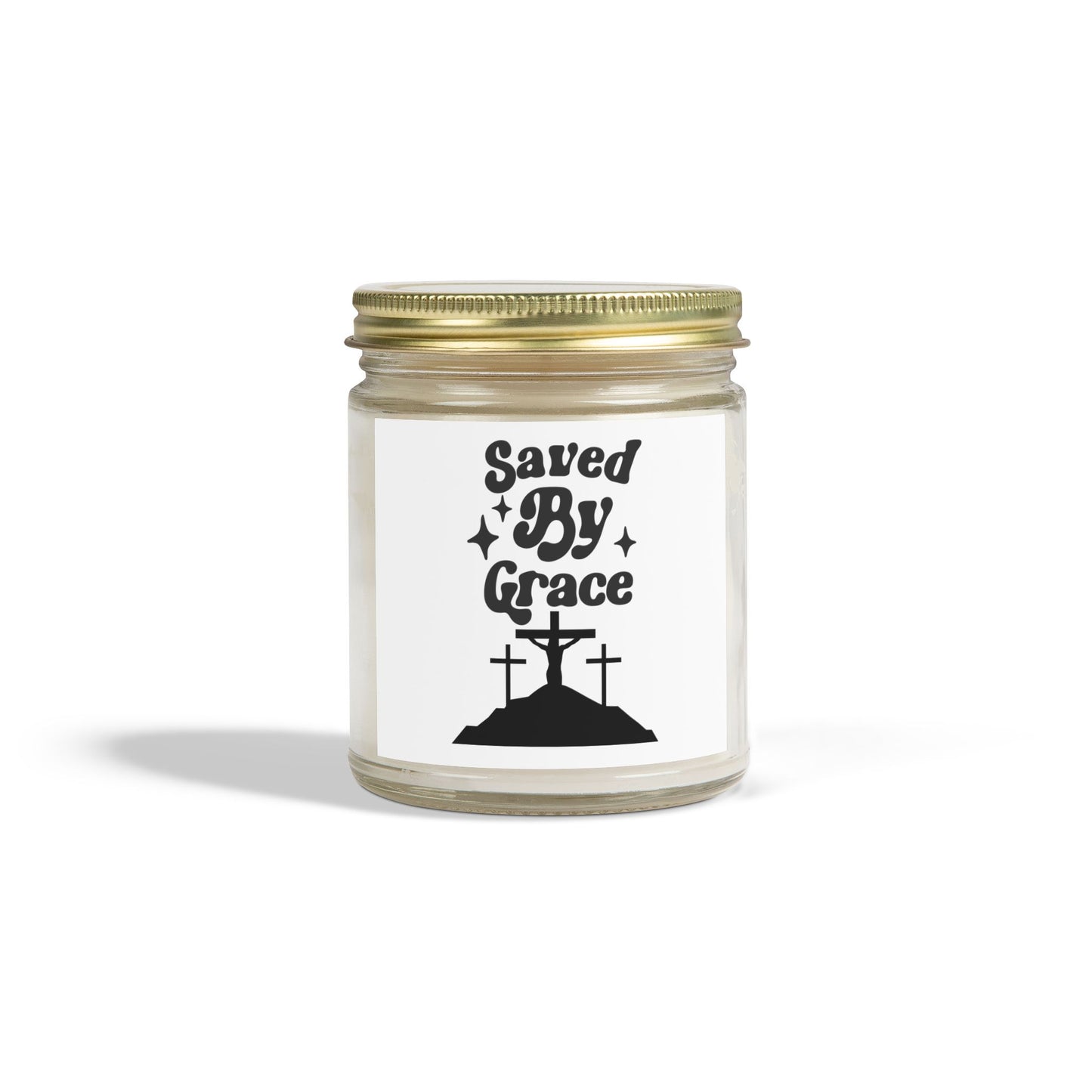 Saved By Grace Scented Candles - Coconut Apricot Wax, 4oz & 9oz