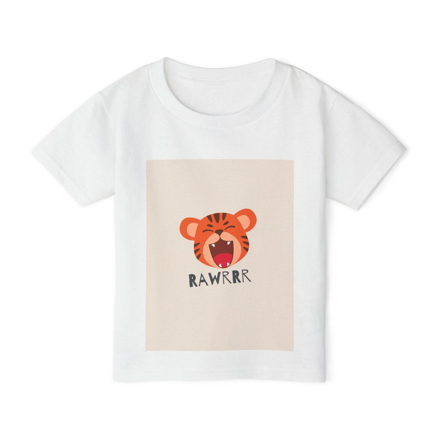 Cute Tiger RAWRRRR Toddler T-Shirt | Fun Kids Tee