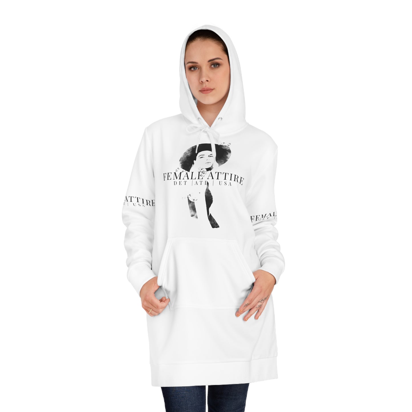 Empowering Women's Hoodie Dress - Stylish & Comfortable Fashion for Everyday Wear