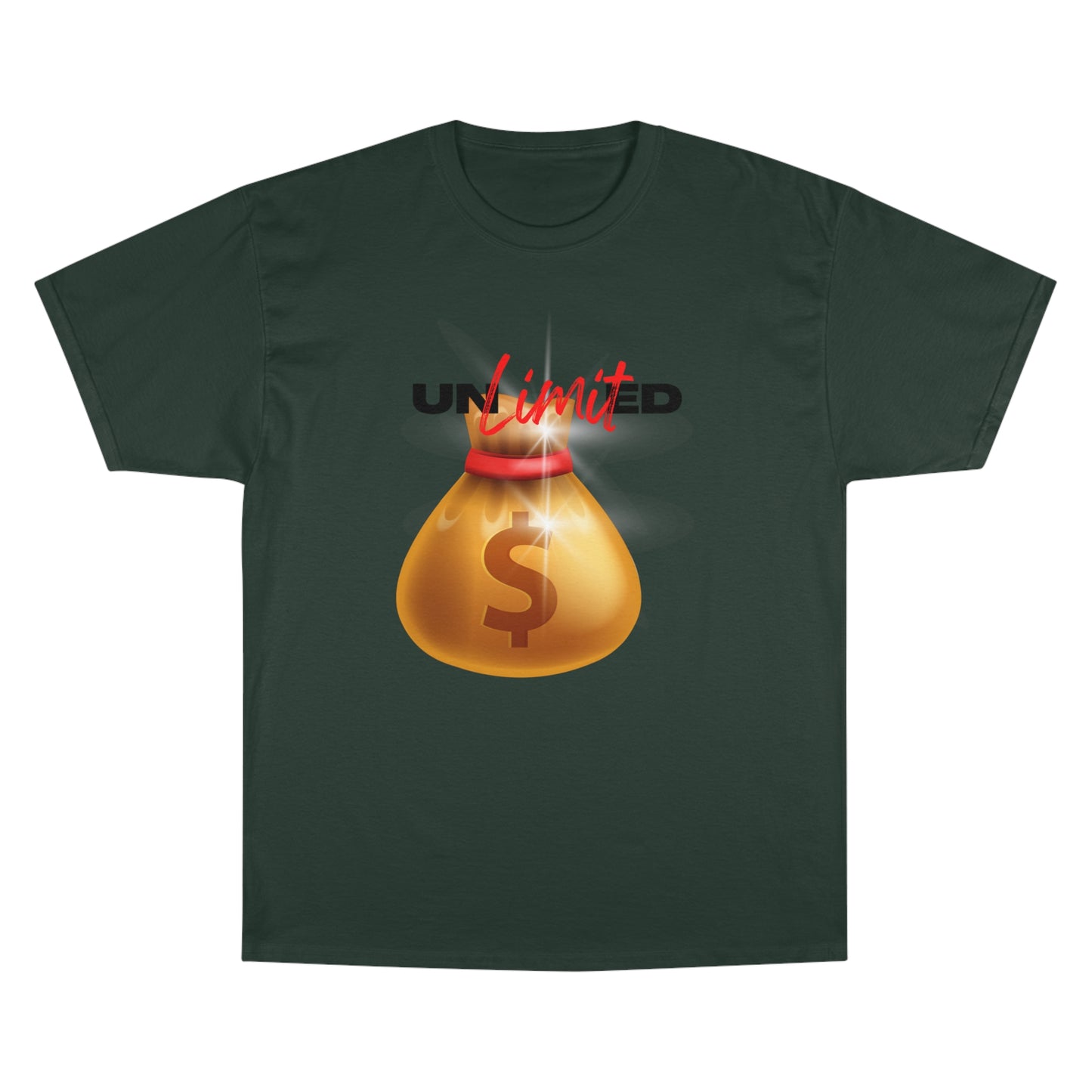 Unlimited Wealth Graphic Champion T-Shirt