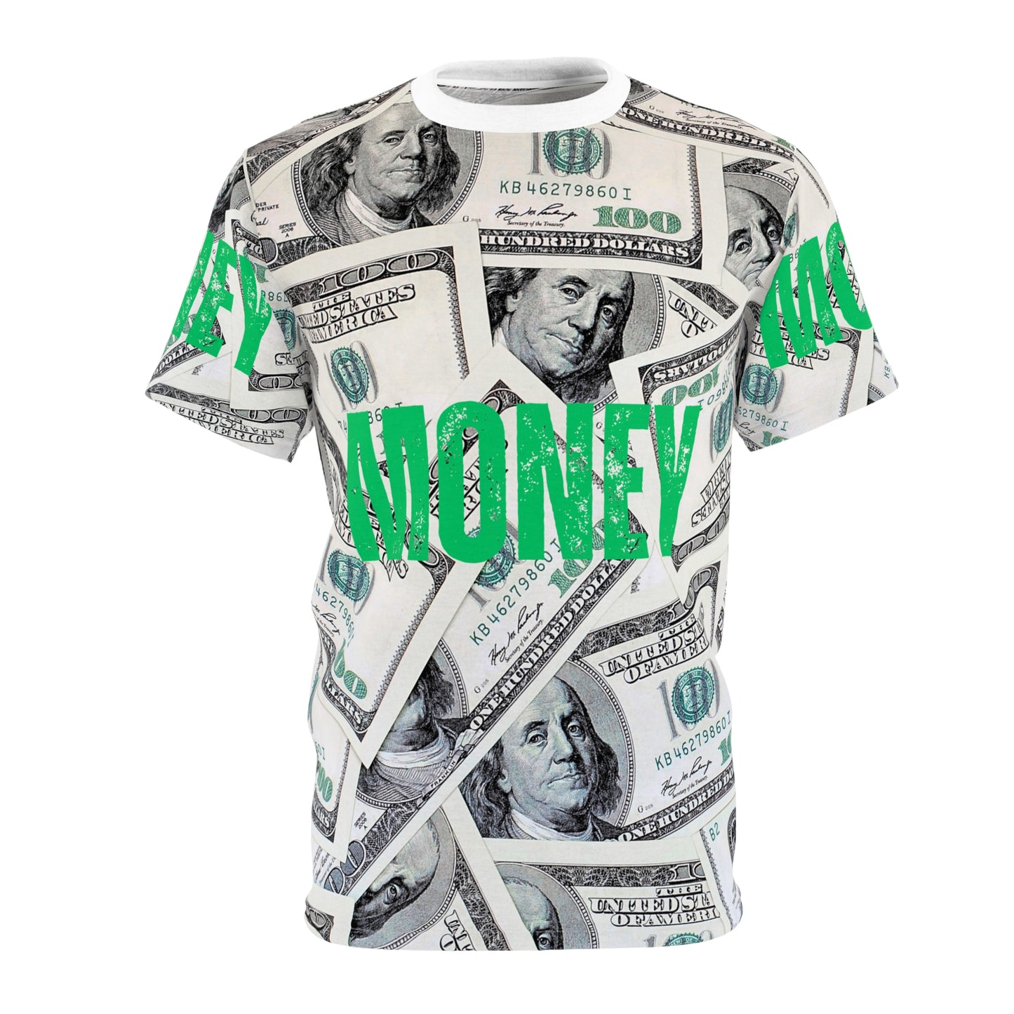 Money Graphic Unisex Cut & Sew Tee - Bold, Trendy Statement Shirt for Fashion Lovers