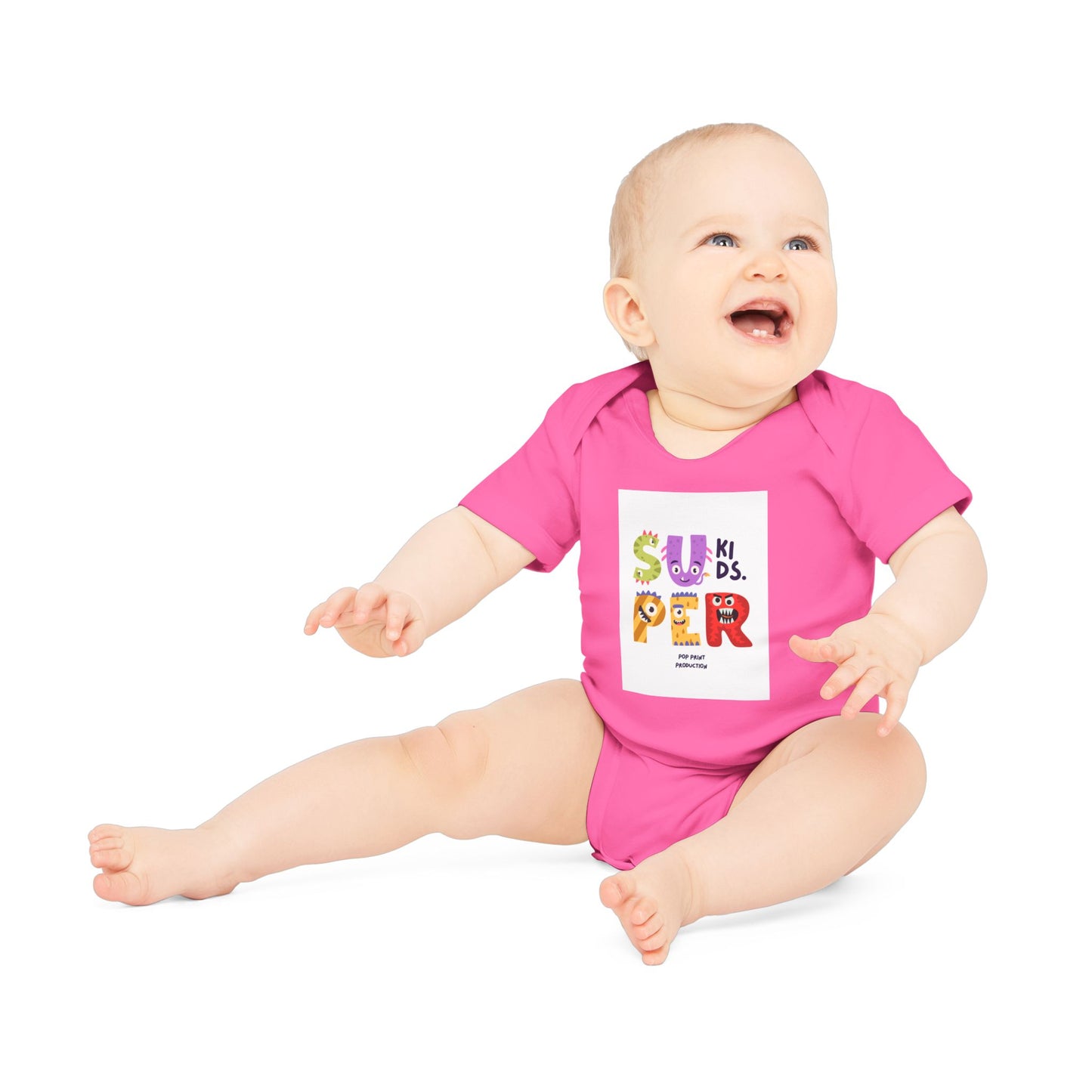 Super Fun Organic Baby Bodysuit - Perfect for Playtime and Gifts