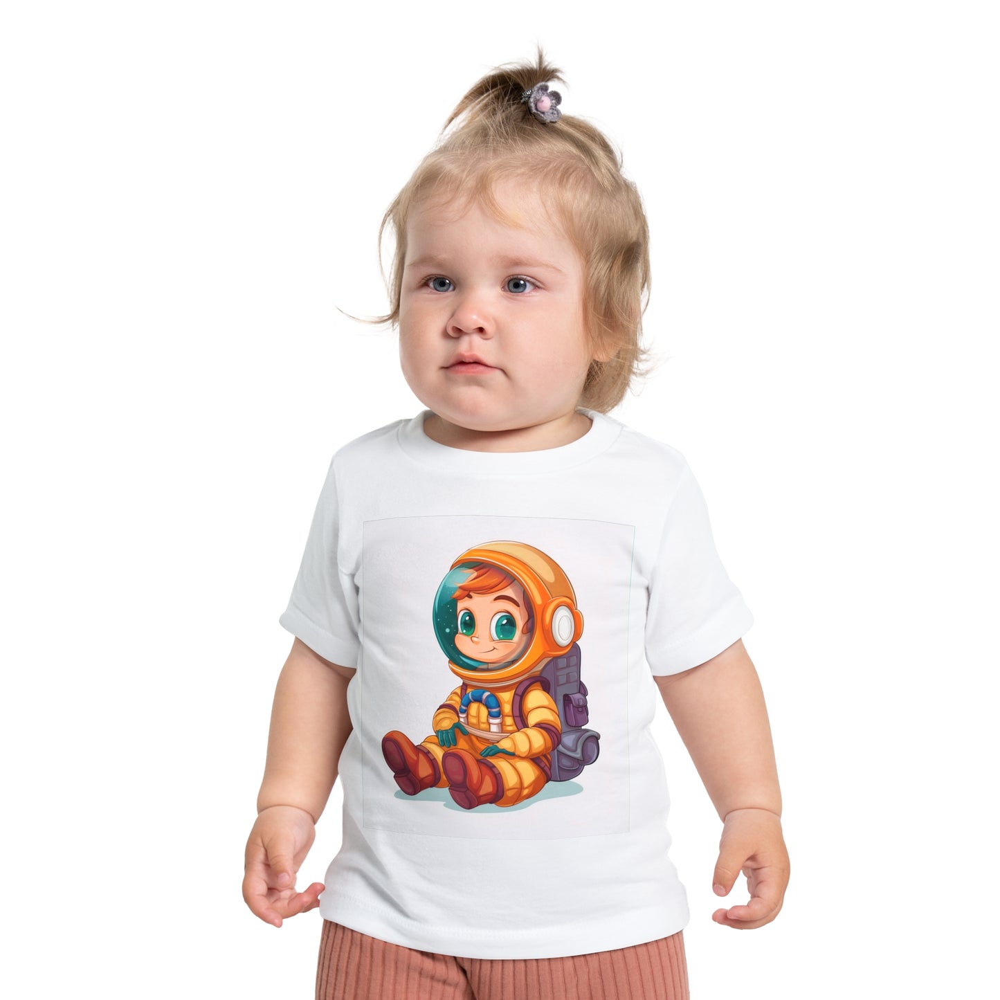 Cute Astronaut Baby T-Shirt - Adorable Space Themed Short Sleeve Tee