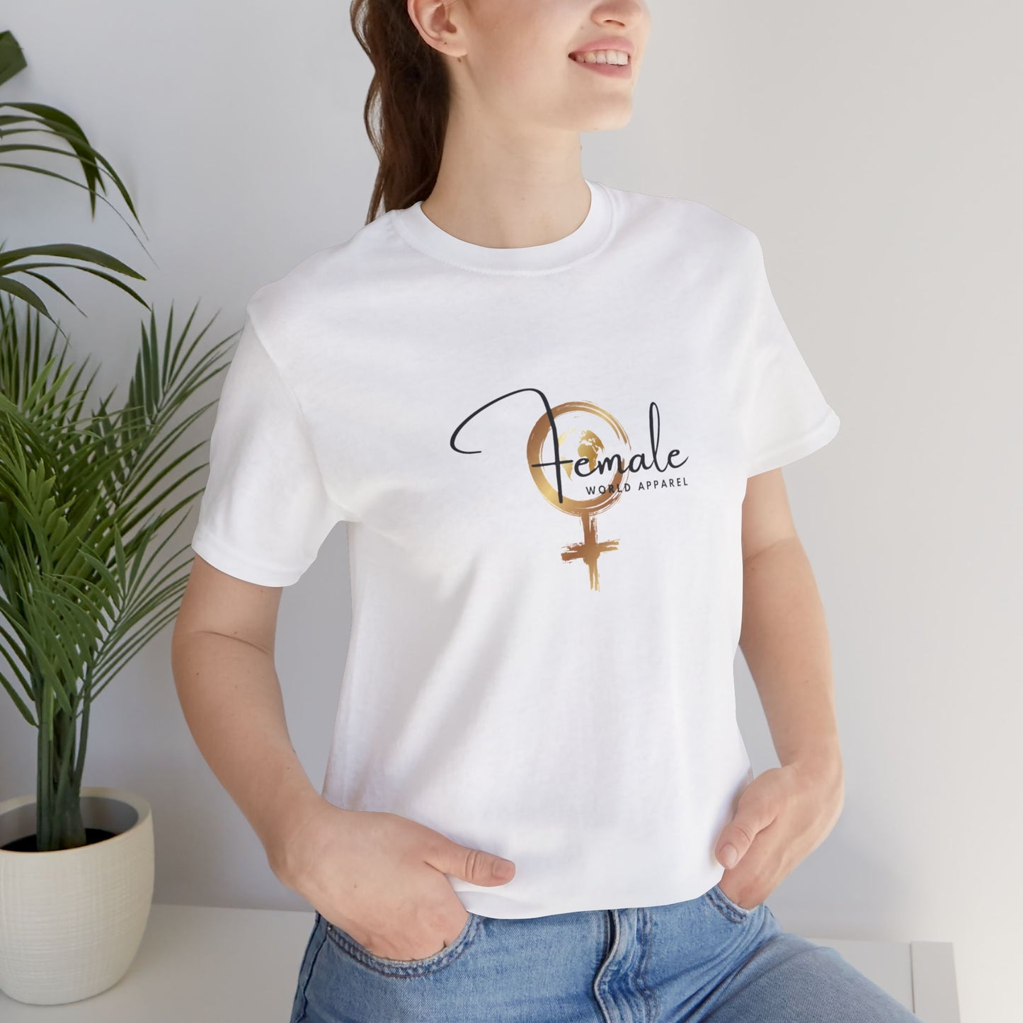 Empowered Female Unisex Jersey T-Shirt - Celebrate Strong Women