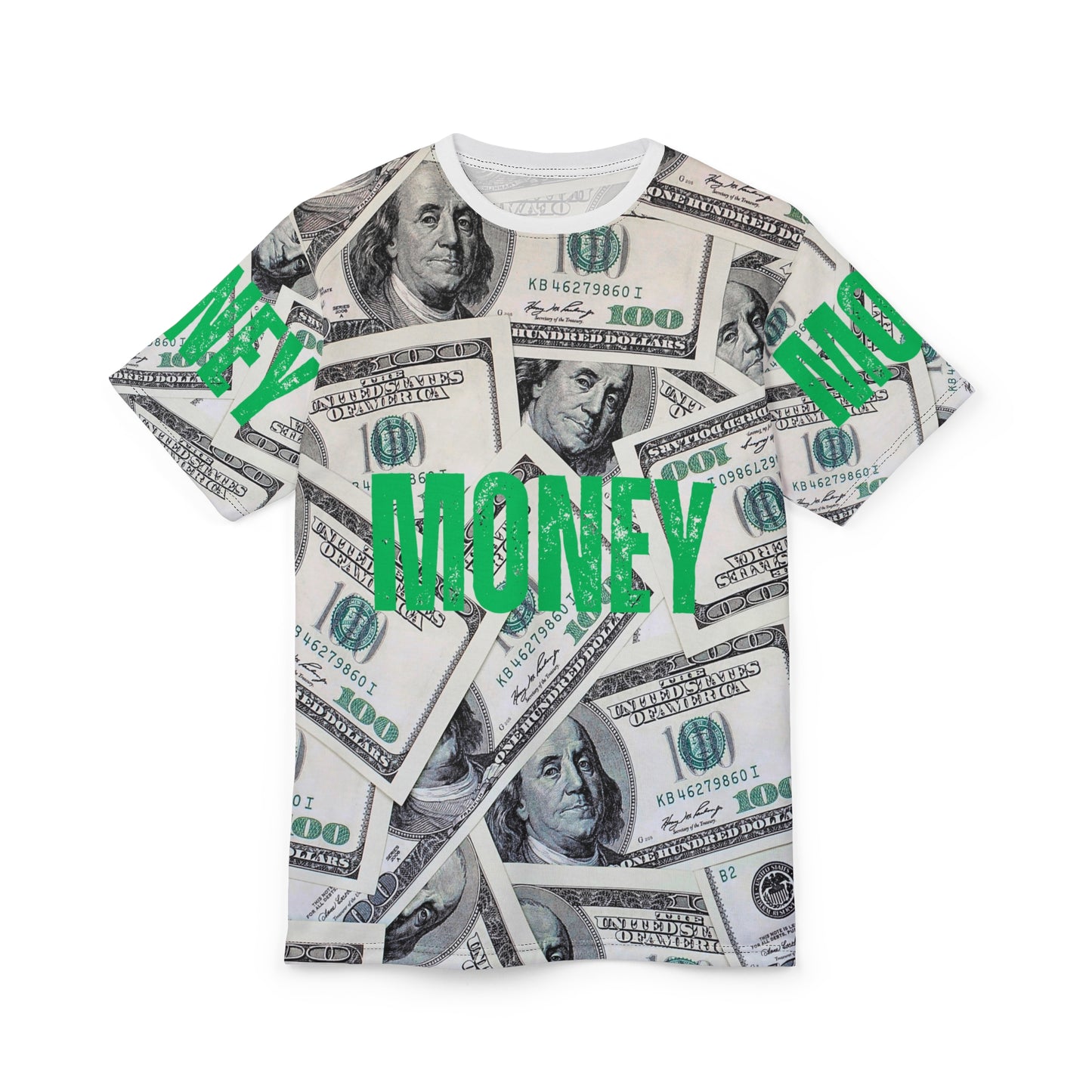 Money Graphic Unisex Cut & Sew Tee - Bold, Trendy Statement Shirt for Fashion Lovers