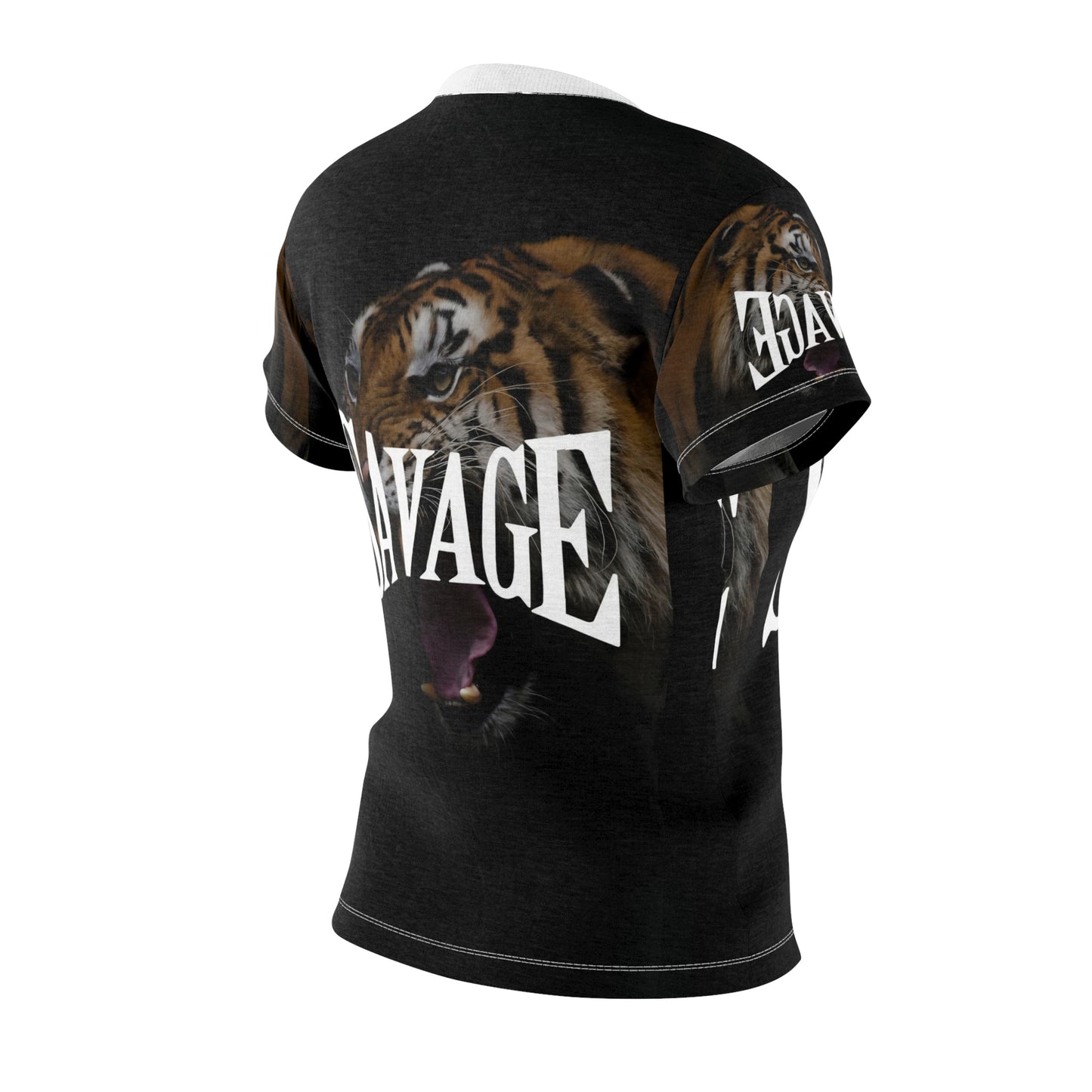 Savage Tiger Graphic Tee for Women - Fierce Casual Wear