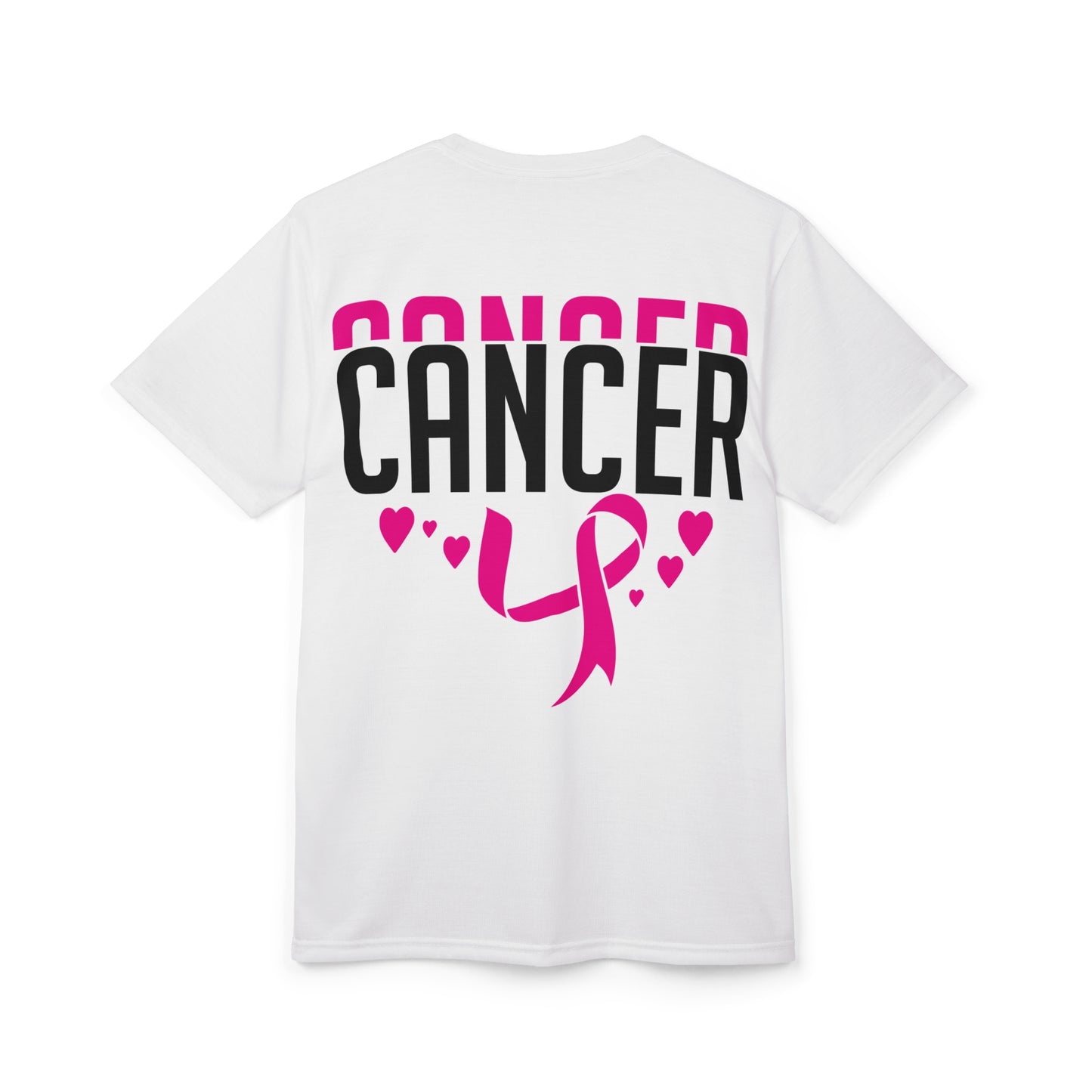 Unisex Cut & Sew Tee - Support Cancer Awareness with Heartfelt Design