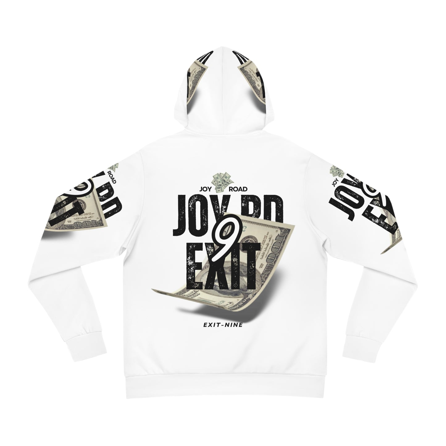 Joy Road Exit Nine Graphic Hoodie - Trendy Streetwear for Celebrations