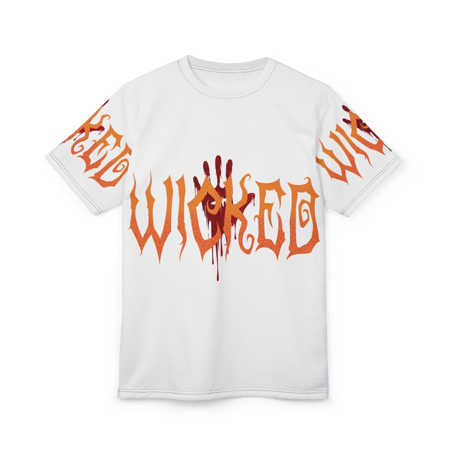 Wicked Halloween Unisex Cut & Sew Tee - Spooky Graphic Shirt