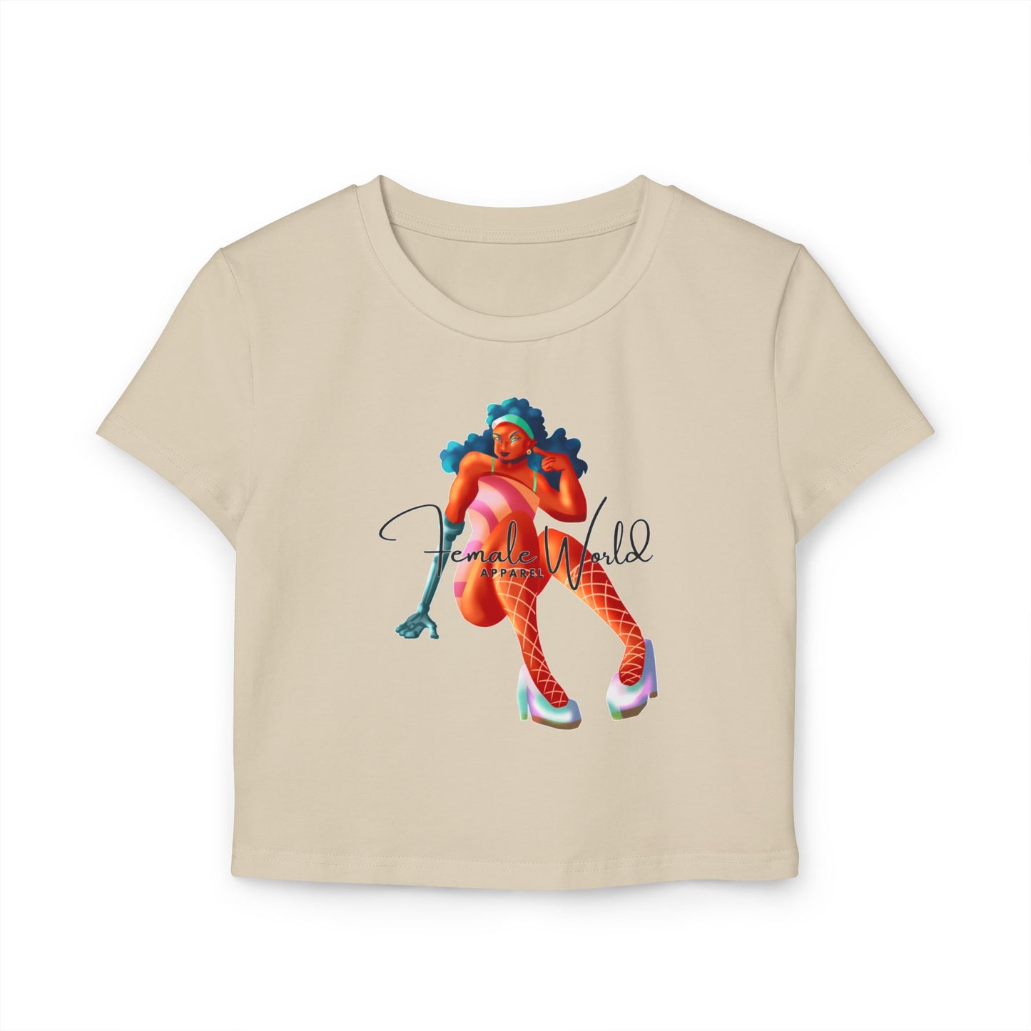 Empowered Women's Baby Tee - Stylish Casual Graphic Top