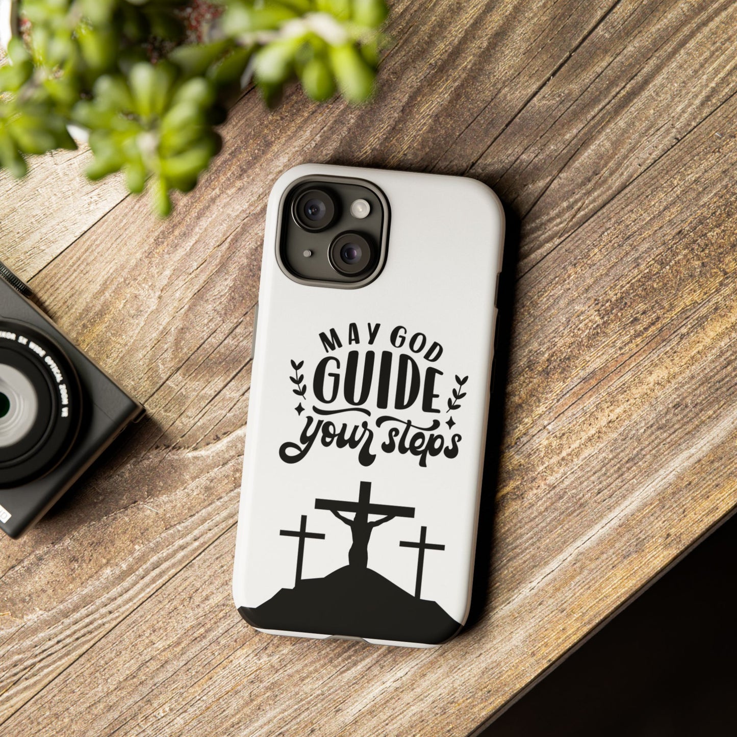 Inspirational Phone Case - "May God Guide Your Steps"