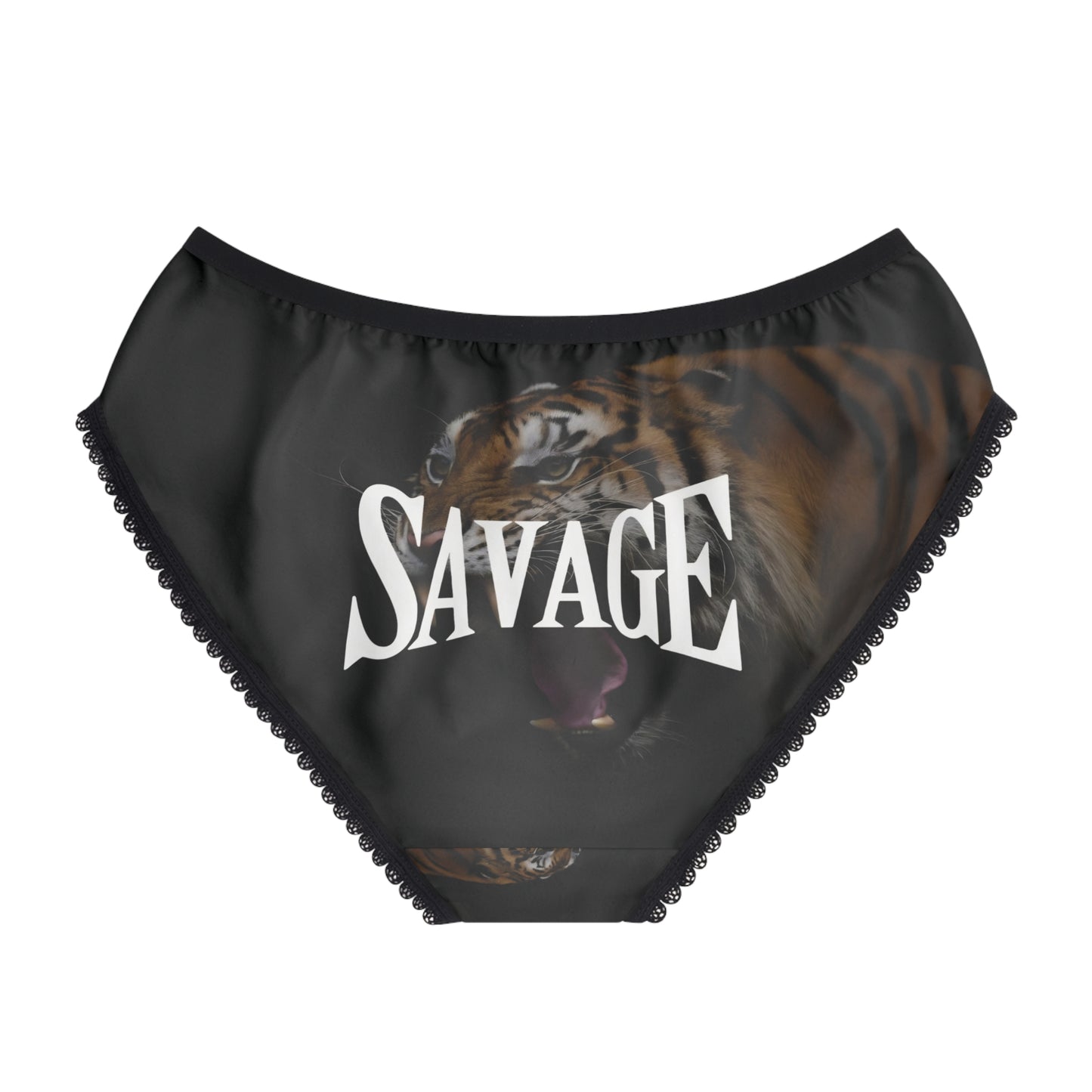 Savage Tiger Women's Briefs - Bold and Fierce Lingerie