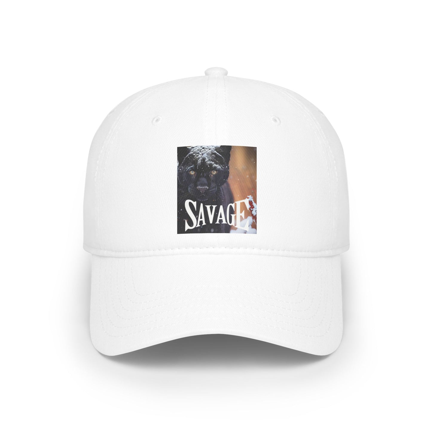 Savage Low Profile Baseball Cap - Trendy Black Hat for Dog Lovers