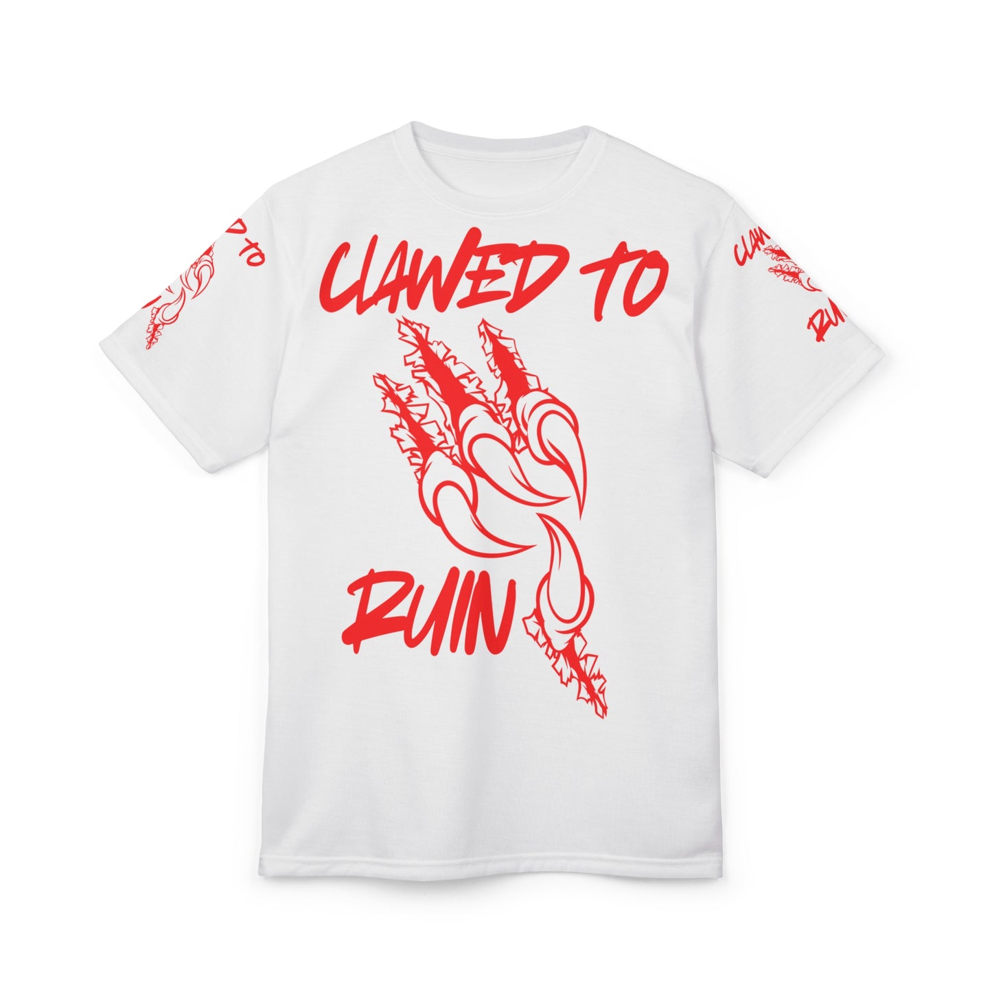 Clawed to Ruin Graphic Tee - Unisex Cut & Sew T-Shirt for Bold Styles