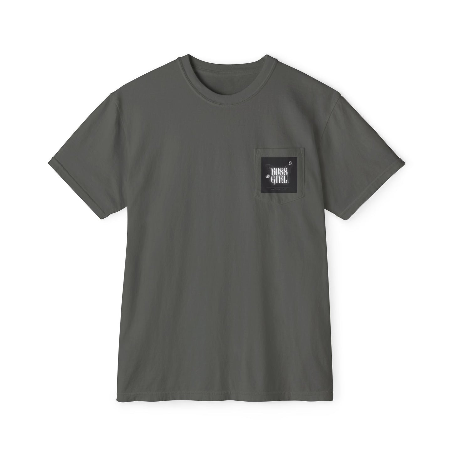 Boss Girl Garment-Dyed Pocket T-Shirt - Casual Comfort with King's Chill Design