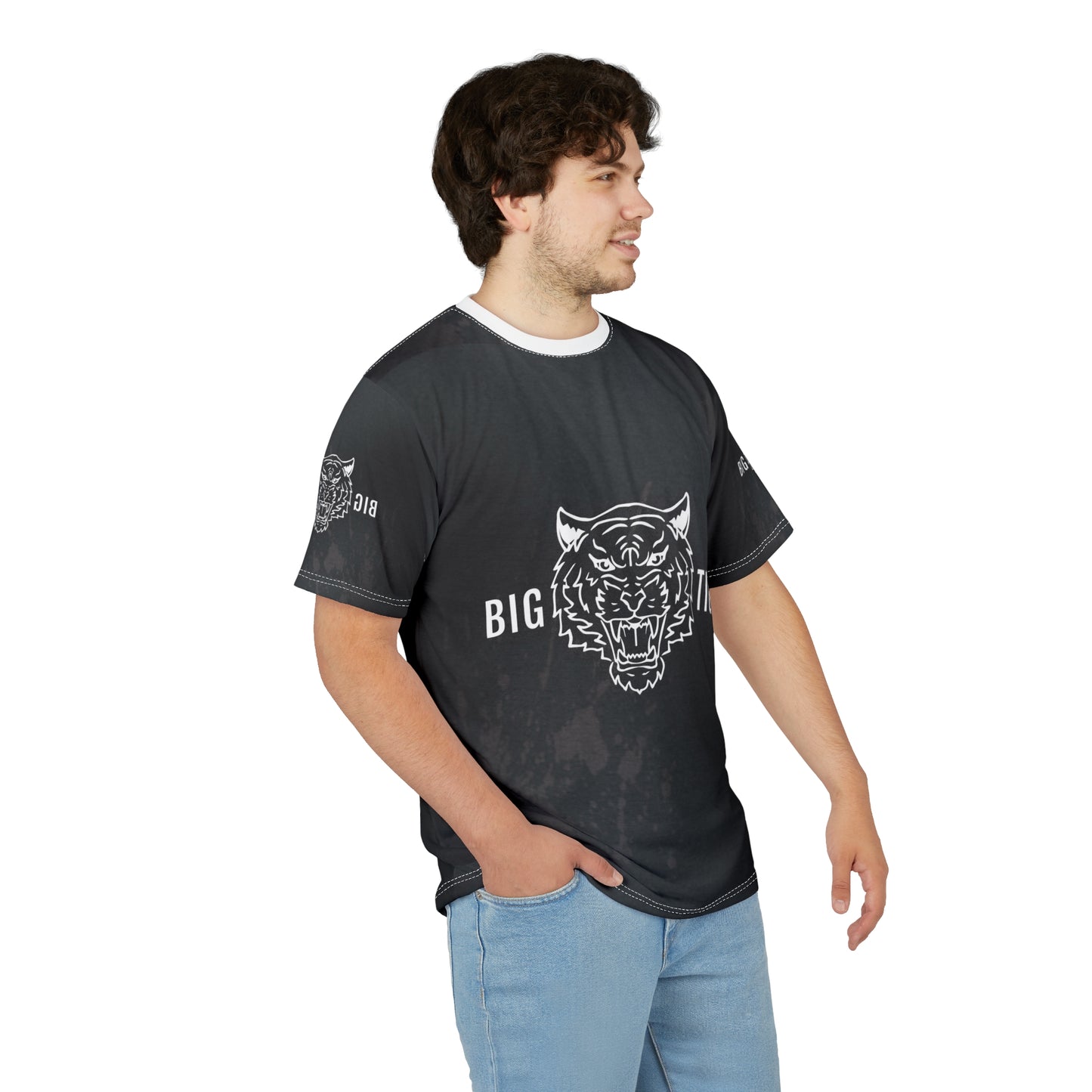 Big Tiger Unisex Cut & Sew Tee - Bold Graphic Tee for Animal Lovers