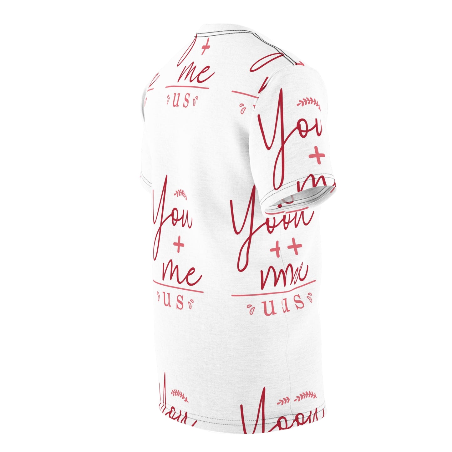 You + Me Unisex Sewn Tee - Romantic Couples Shirt for Everyday Love