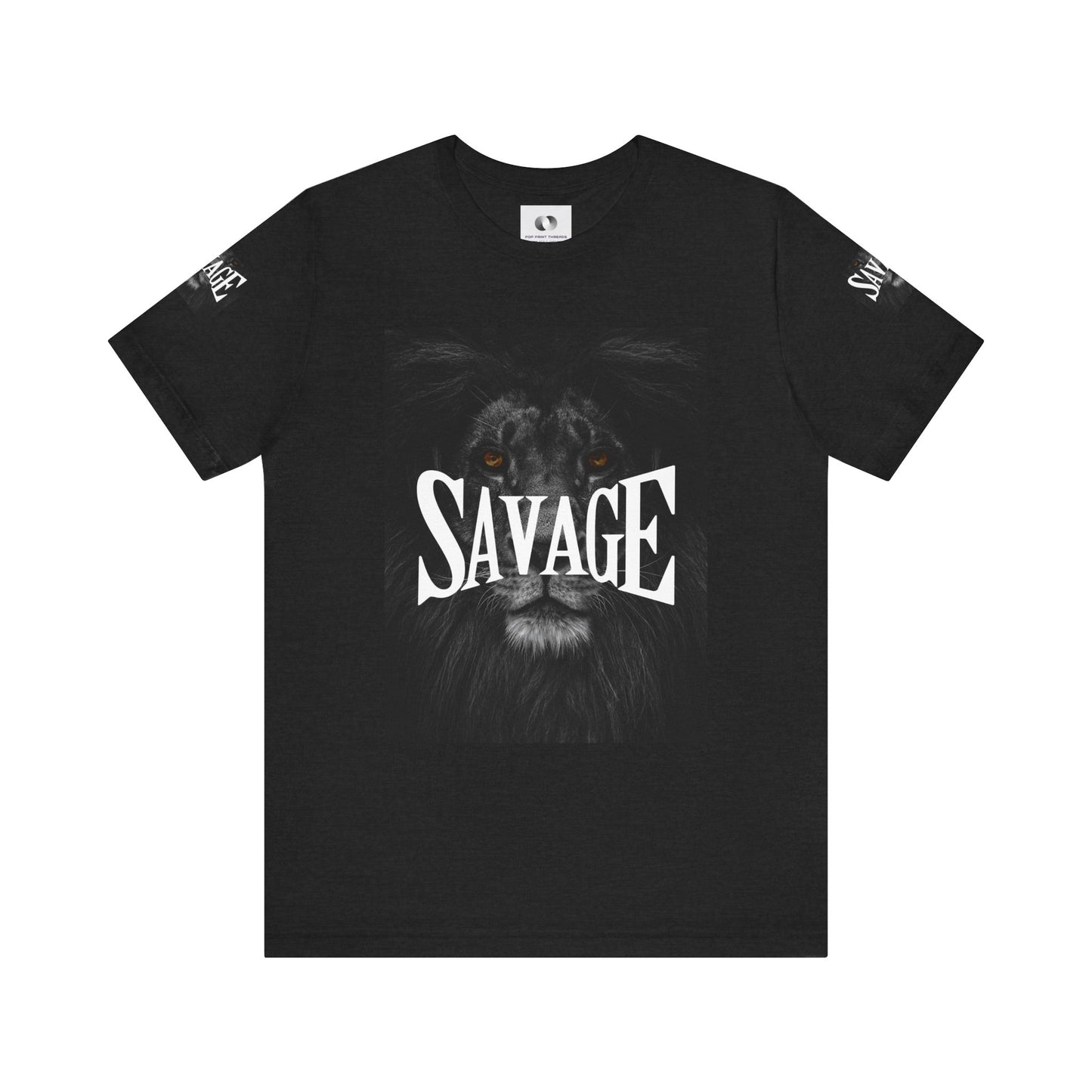 Savage Lion Graphic Tee - Unisex Short Sleeve Shirt